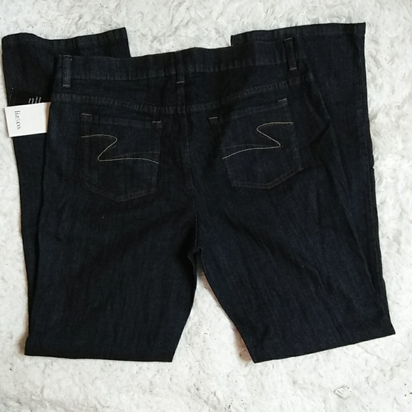 Liz & Co. Jeans with Pocket Zipper Detailing 12 - Picture 5 of 9